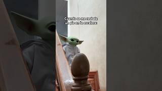 Veo toda mi vida pasar ante mis ojos 💀 humor meme babyyoda caida [upl. by Fenwick]