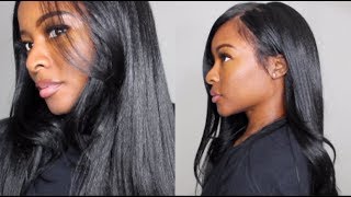 This Synthetic Wig might as well be HUMAN HAIR 😍 Sensationnel Lace Wig Morgan  Samsbeautycom [upl. by Dehsar5]