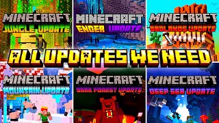 All Updates We Need In Minecraft Part 1 [upl. by Alaekim]