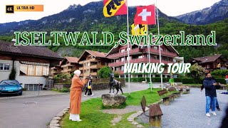 Iseltwald SWITZERLAND Walking Tour  4K Most Beautiful Swiss Villages [upl. by Rafaellle898]