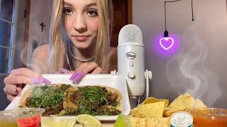 ASMR Tacos from the Taco Truck 🌮👑✨ [upl. by Yhtimit586]