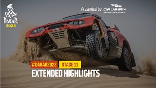 Extended highlights of the day presented by Gaussin  Stage 11  Dakar2022 [upl. by Manson449]