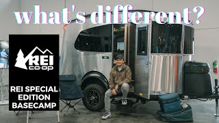 Airstream Basecamp REI Special Edition Review and Comparison [upl. by Ecinrahs610]