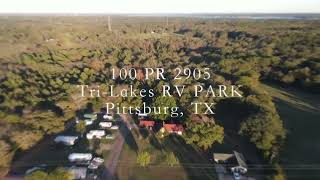 100 PR 2905 TriLakes RV Park Pittsburg TX [upl. by Araj522]