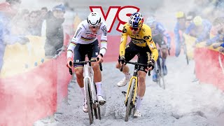 EPIC CYCLING BATTLES  Mathieu van der Poel vs Wout Van Aert  2024 CX [upl. by Isaiah]