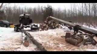 The Redneck loggers part1 cutting by myselfavi [upl. by Ahsemik]