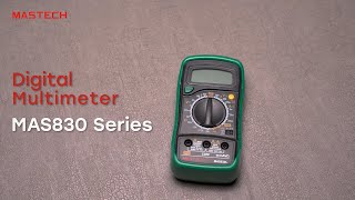 MASTECH MAS830 SERIES Digital Multimeters [upl. by Marius]