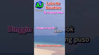 Labis Na Nasaktan  Jennelyn Yabu  Karaoke Short Version [upl. by Ardnassela273]