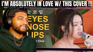 UNIS ELISIA  Eyes Nose Lips Cover Reaction [upl. by Hsilgne]