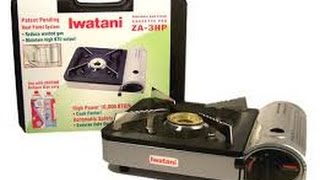 Iwatani ZA3HP 12000 BTU Butane Stove Review [upl. by Aihsined]