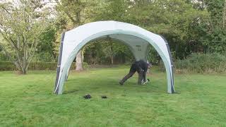 Coleman® Event Shelter Air L  Gazebo Pitching Video [upl. by Erde873]