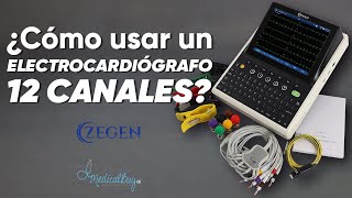 ¿Cómo usar un Electrocardiógrafo 12 canales [upl. by Nylevol]