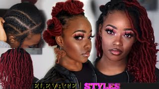 20 Minute CROCHET Faux Locs  EASY Braid Pattern w Indies  Crochet Braids  Mary K Bella [upl. by Cyprus913]