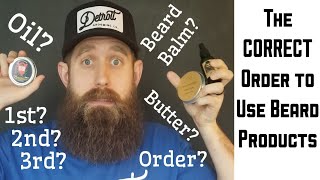 Which Order Beard oil balm butter Right answer with SCIENCE [upl. by Matheny835]