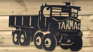 SNNC 548 From Coal to Current Plasma Cut Steam Waggon Art [upl. by Bernadette]