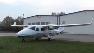 Take off  Tecnam p2006t  Kobylnica airfield [upl. by Alrac]