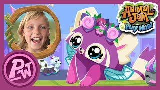 PW meets Payton Delu Myler in Animal Jam  PlayWild Animated Adventures [upl. by Assirehs]