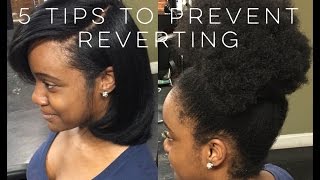 5 Tips Stop natural hair from reverting From a stylist [upl. by Elka188]