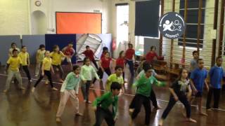 Malmesbury Primary School Lancastrians Doing The Haka [upl. by Airretnahs]