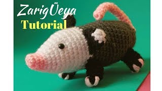 Día de tejer en Público  ZariguÜeya a Crochet TUTORIAL [upl. by Sacttler685]