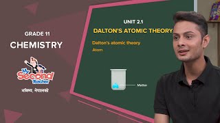 NEB Grade 11 Chemistry  21 Daltons Atomic Theory  mySecondTeacher Nepal [upl. by Mcneil]