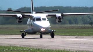 L410 UVPE Short Landing [upl. by Llenahs]