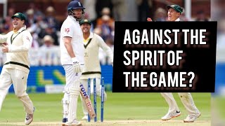 JonnyBairstow Ashes 2023 Dismissal  Was It Against the Spirit of the Game [upl. by Acinorej375]