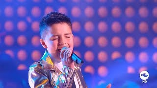 JUANSE CANTA COMO MIRARTE  FINAL LA VOZ KIDS COLOMBIA 2018 [upl. by Virgin926]