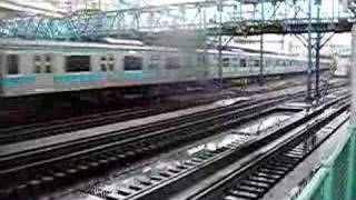 Oct 6 2006 JR East 211 Tokaido Line etc [upl. by Adlee]