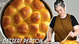 Claire Saffitzs Greatest Holiday Dinner Rolls Recipe  Dessert Person [upl. by Acsehcnarf]