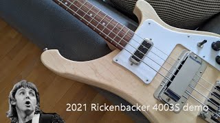 2021 Rickenbacker 4003S Bass demo [upl. by Meuse]