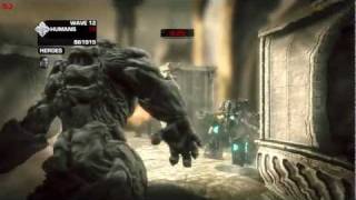 Gears of War 3  Solo Beast Mode on Insane Difficulty Final Wave [upl. by Aiyt]