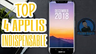 🔷TOP 4 APPLIS INDISPENSABLES À AVOIR SUR VOTRE SMARTPHONE ANDROIDMEILLEURES APPLICATION ANDROID [upl. by Thirzia]