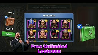 Unlimited 5 star Lootcase opening WWE Mayhem By Bacxer Gaming [upl. by Dale883]