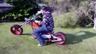 mini chopper burnout [upl. by Asikal]