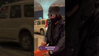 RANVEER SINGH FLY FROM MUMBAI SPOTTED AT AIRPORT [upl. by Tarah]