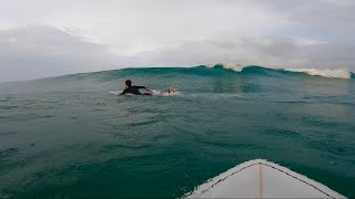 RAW POV Little Hawaii Sunrise Surfing Costa Rica [upl. by Ghassan274]