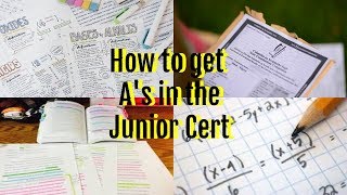 How to get all As in Exams  Junior Cert Tips [upl. by Resneps479]