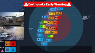 M 74 Hualien Taiwan Earthquake 03042024 [upl. by Essilevi]