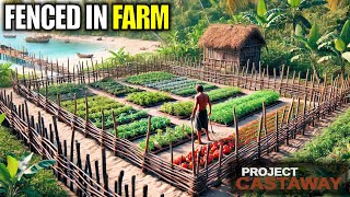 Growing all Types of Things on my Farm  Project Castaway Gameplay  Part 8 [upl. by Theresina]