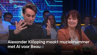 Alexander Klöpping maakt muzieknummer met AI voor Beau  Beau [upl. by Woll]