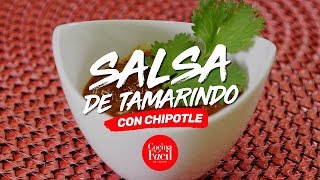 ¿Cómo hacer la mejor salsa de tamarindo con chipotle  Cocina Fácil [upl. by Raul646]