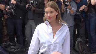 Camille ROWE  Paris July 3 2017 Fashion Week show Dior  Juillet PFW [upl. by Eidnew]