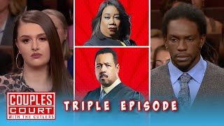 Is The Father Of Her Child Making Videos With Other Women Triple Episode  Couples Court [upl. by Esorrebma]