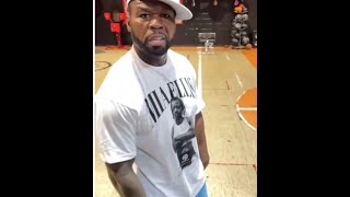 50 Cent Stops By Gervonta quottankquot Davis Boxing Gym For A Training Session [upl. by Dnivra]