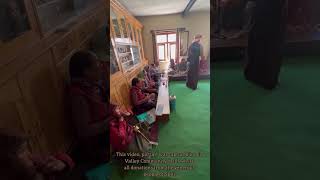 Donations drive in sagnam village pin valley beautiful Spiti collecting contribution [upl. by Yhtuv]