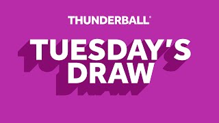 The National Lottery Thunderball draw results from Tuesday 17 September 2024 [upl. by Dlaniger]