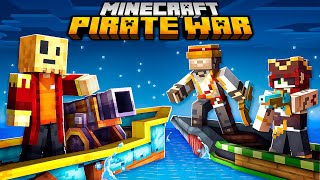 We Battled An ARMY OF PIRATES In Minecraft [upl. by Genni179]