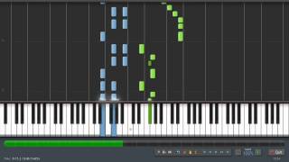 Carol Of The Bells  Piano Tutorial Synthesia  Sheet Music amp MIDI [upl. by Dubenko]