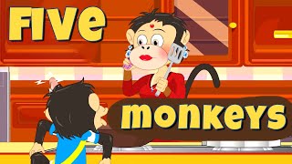 Five Little Monkeys Original Song [upl. by Robbin632]